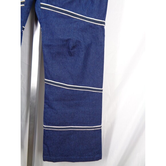 Marithe Francois Girbaud Vintage Jean Sz 6 Embroidered Wide Leg Y2K 90's Hip Hop - Picture 11 of 16